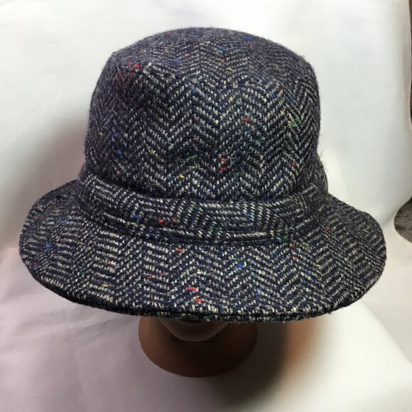 Hatman of Ireland Castlebar Walking 100% Wool Donegal Tweed Men's Hat 7 1/2 XXL - Picture 2 of 9